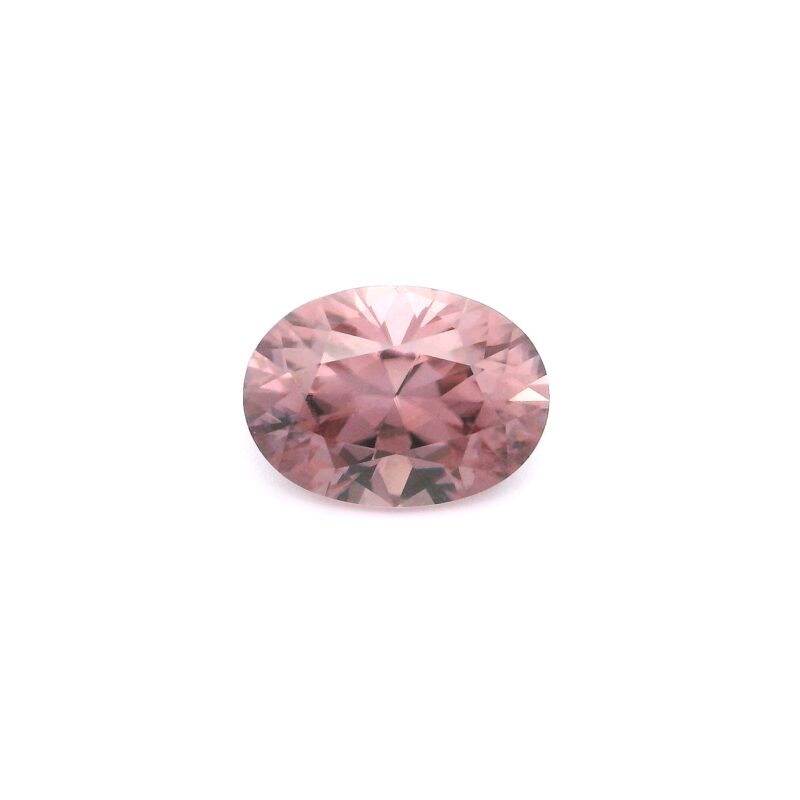 Zircon, Pink, Oval, 3.98 ct