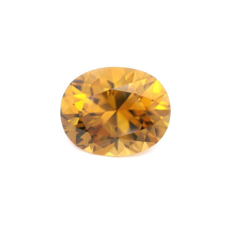 Zircon, Yellow, Oval, 10.28 ct