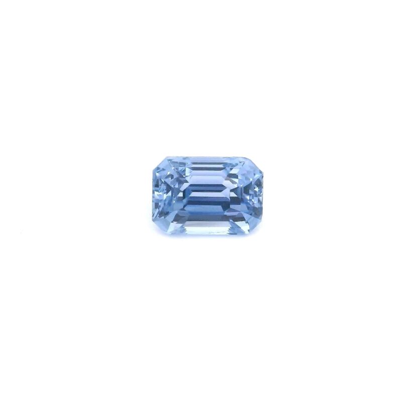 Sapphire, Blue, Emerald cut, 2.57 ct