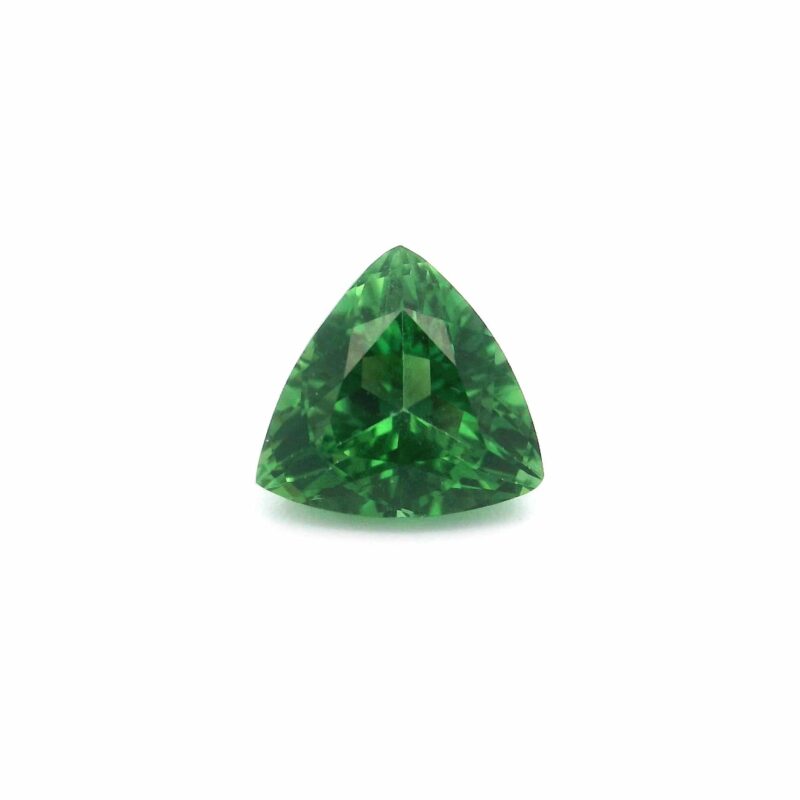 Chrome tourmaline, Green, Trillion, 1.20 ct