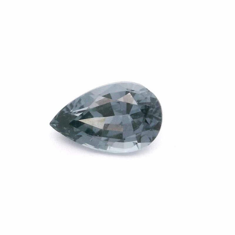 Spinel, Gray, Pear, 1.77 ct