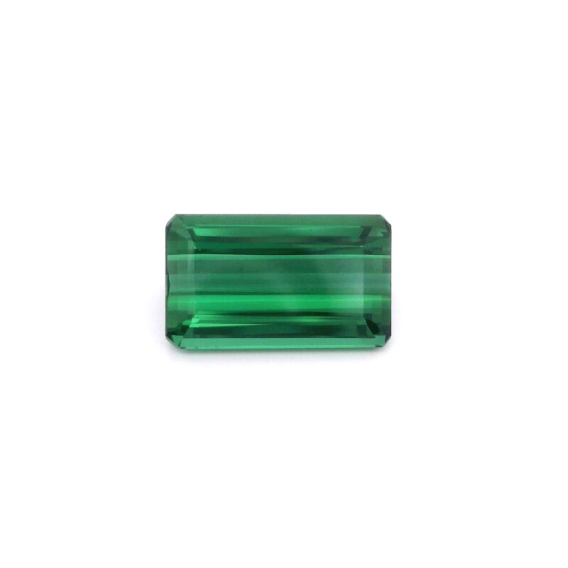 Tourmaline, Green, Emerald cut, 7.56 ct