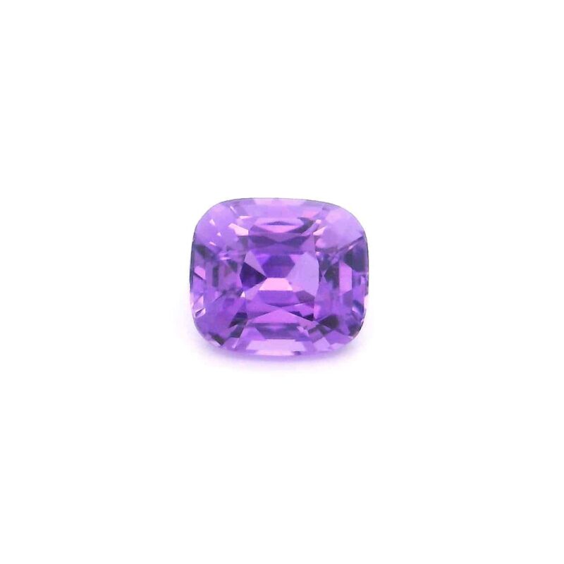 Sapphire, Purple, Cushion, 2.52 ct