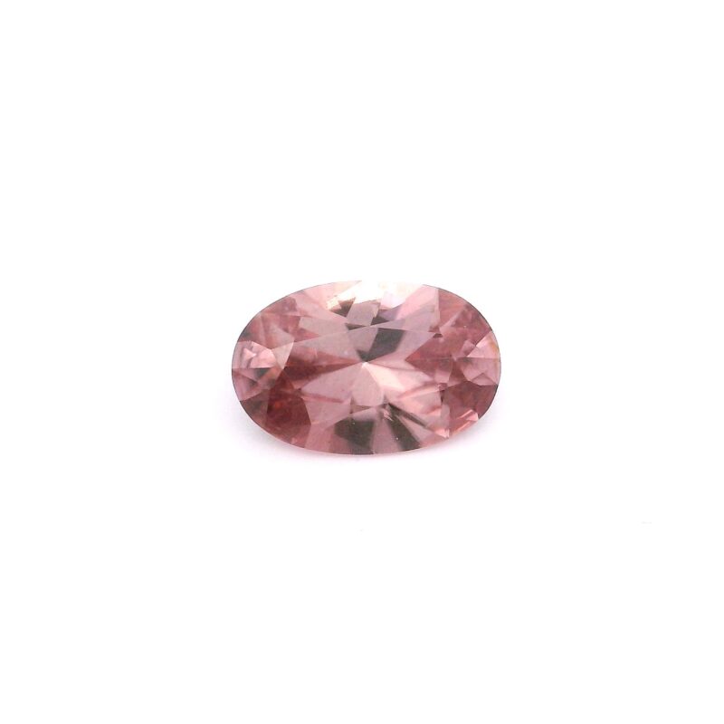 Zircon, Pink, Oval, 3.39 ct