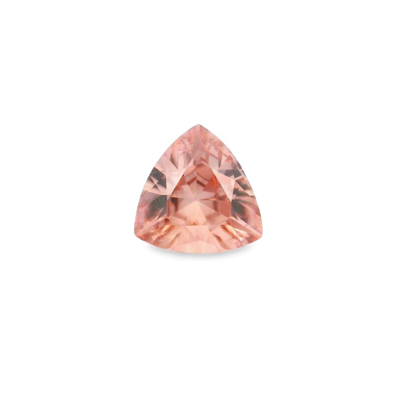 Zircon, Champagne, Trillion, 3.78 ct