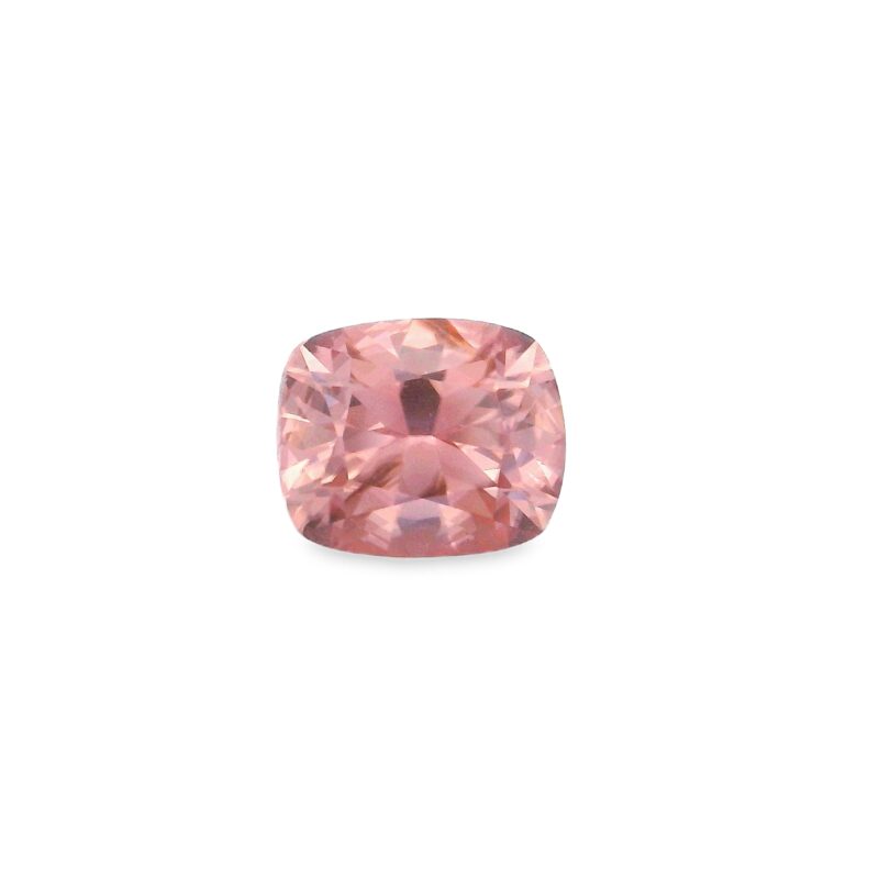 Zircon, Pink, Cushion, 3.88 ct
