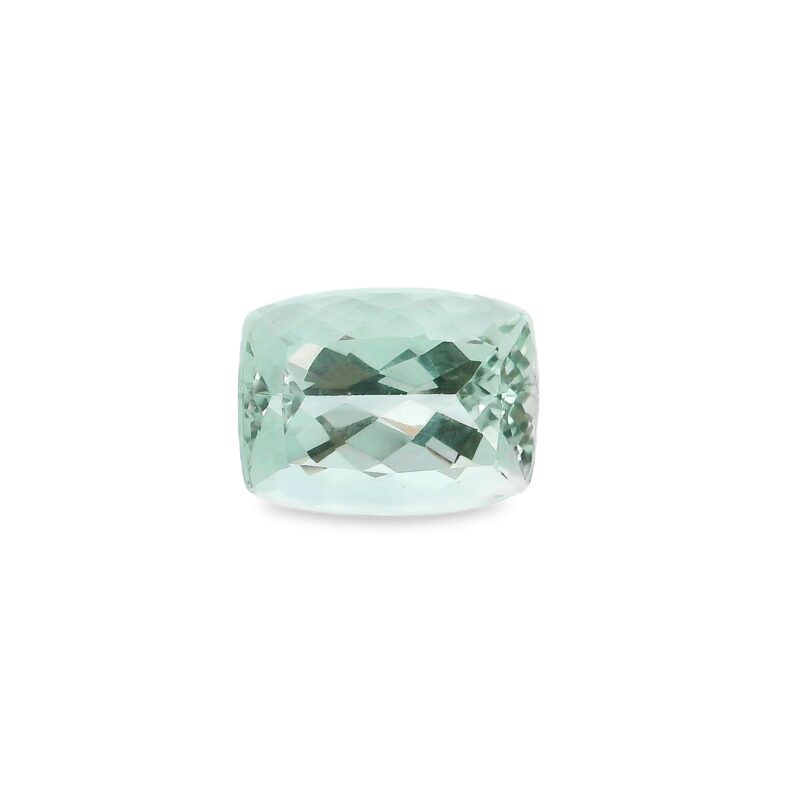 Green Beryl, Green, Cushion, 3.77 ct