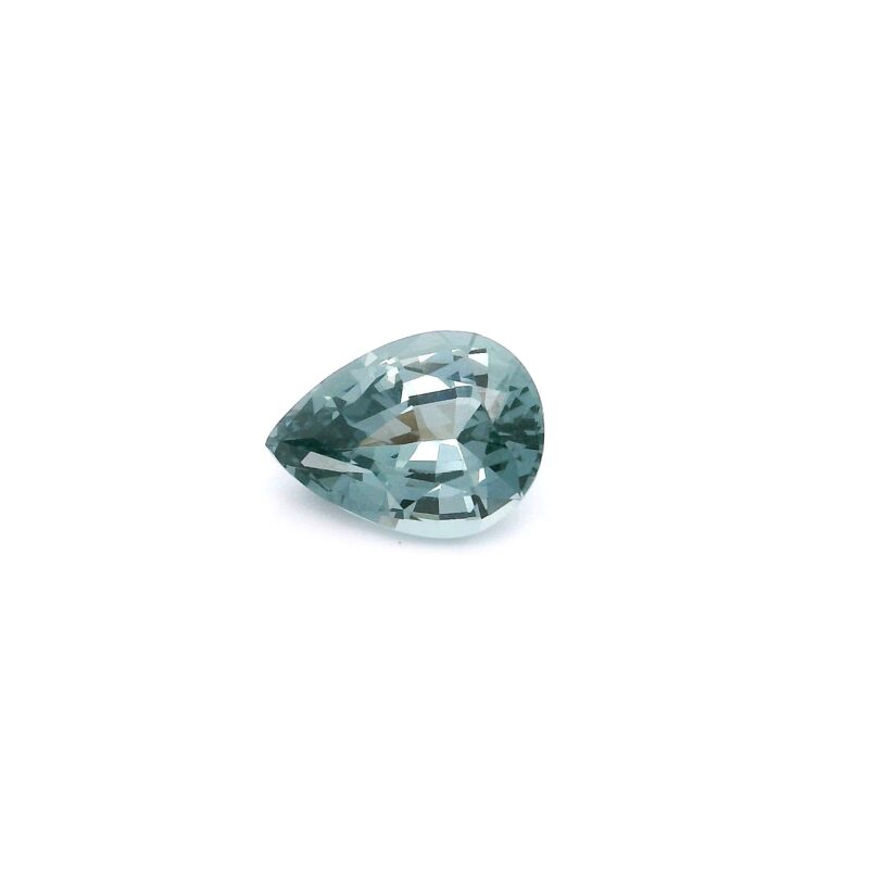 Spinel, Gray, Pear, 1.25 ct