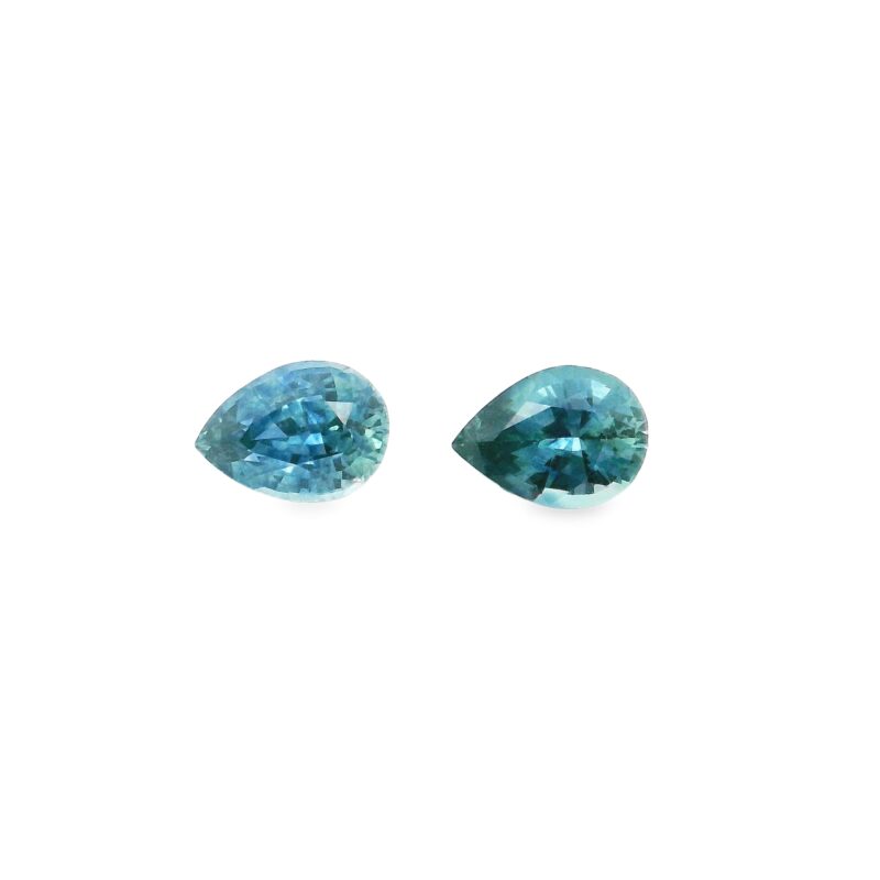Montana Sapphire, Blue Green, Pear, 1.78 ct