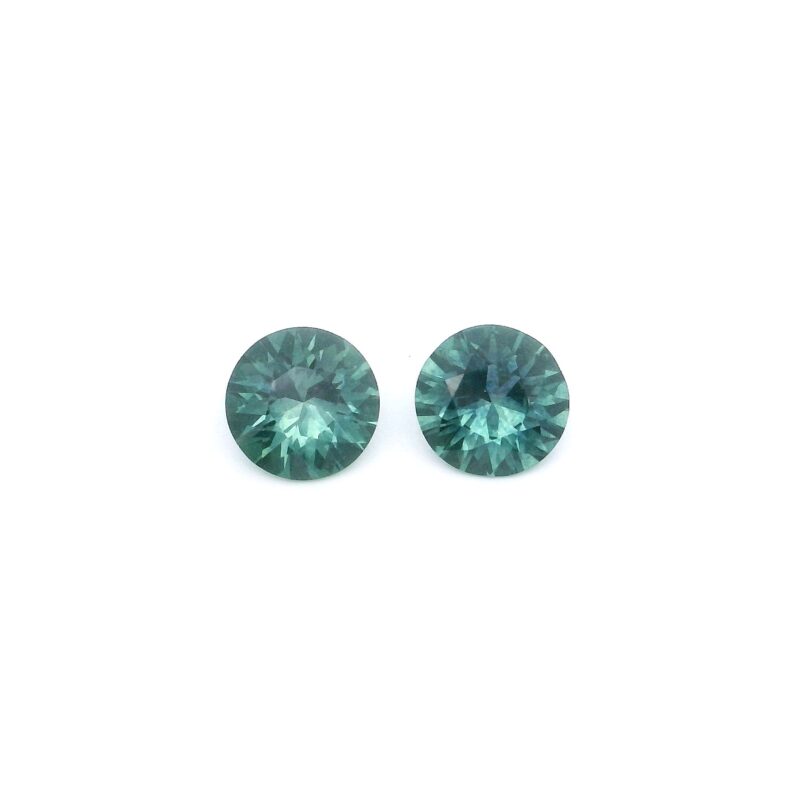 Montana Sapphire, Blue Green, Round, 1.52 ct