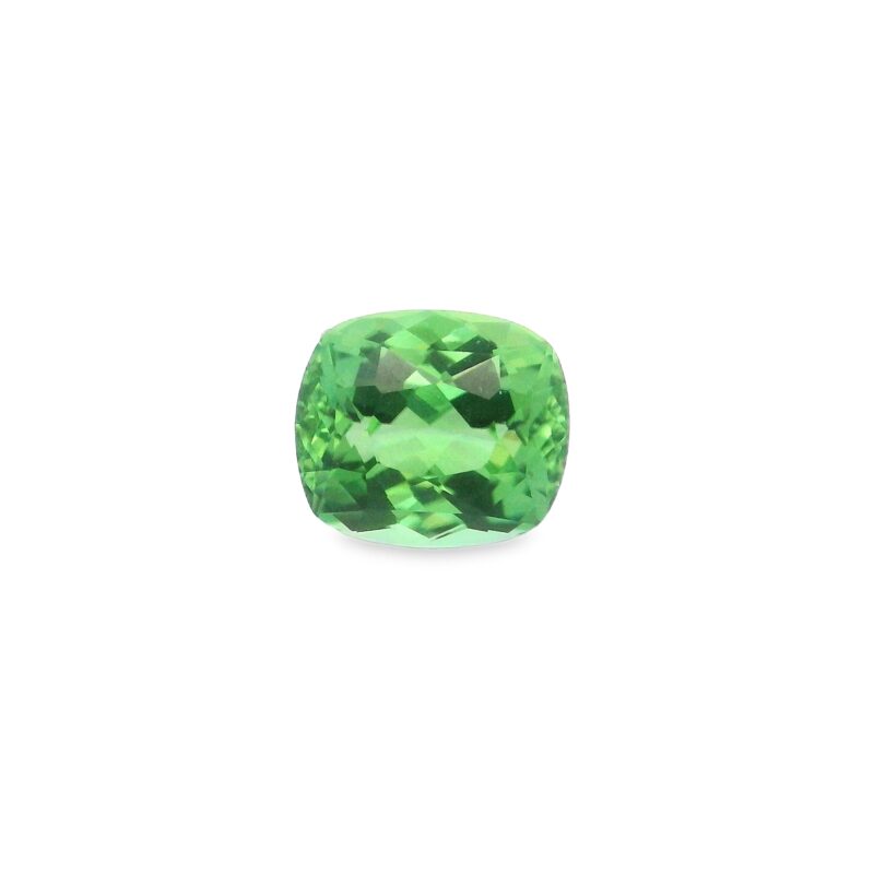 Chrome tourmaline, Green, Cushion, 1.50 ct