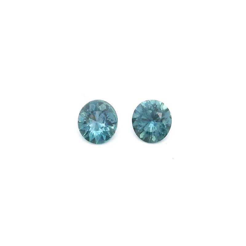 Montana Sapphire, Blue Green, Round, 1.01 ct