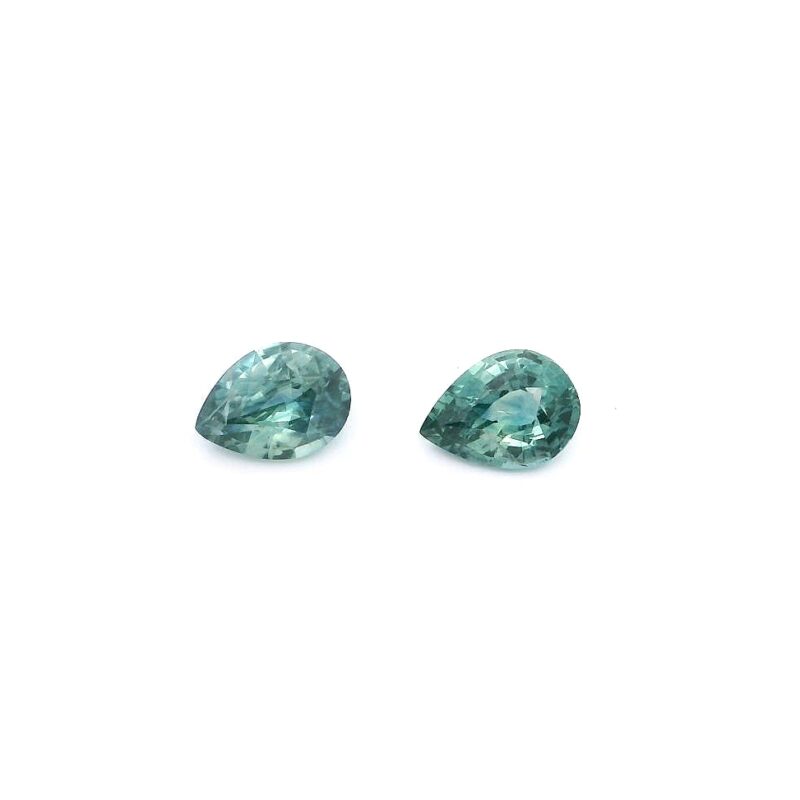 Montana Sapphire, Blue Green, Pear, 1.89 ct