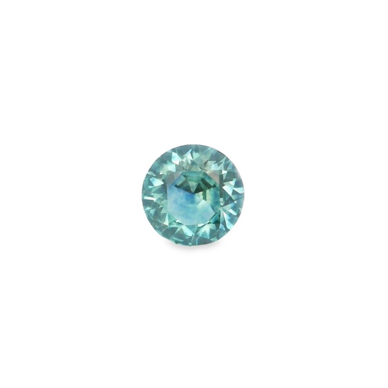 Montana Sapphire, Blue Green, Round, 0.88 ct