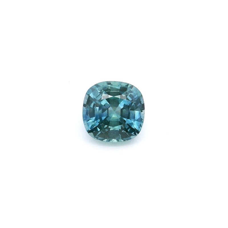 Montana Sapphire, Blue Green, Cushion, 1.48 ct
