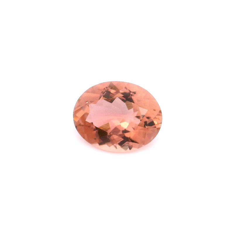 Tourmaline, Orange, Oval, 2.37 ct