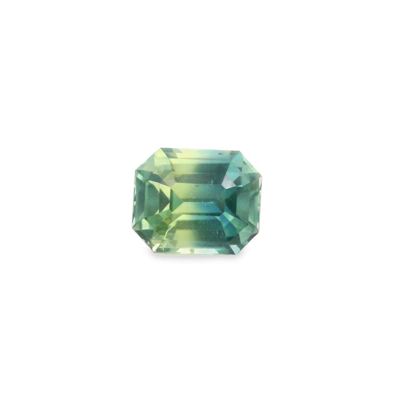 Sapphire, Bi-color, Emerald cut, 1.70 ct
