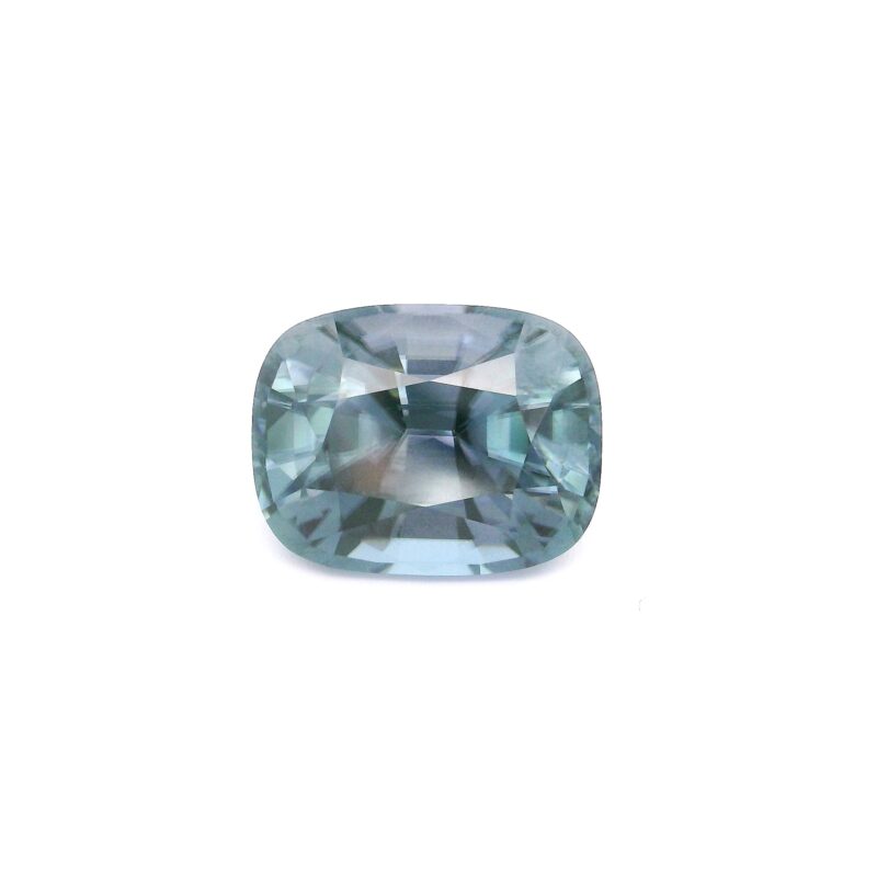 Zircon, color change, Cushion, 13.39 ct