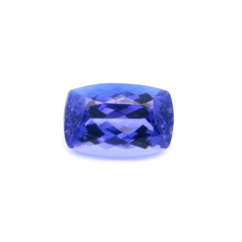 Tanzanite, Blue, Cushion, 3.45 ct