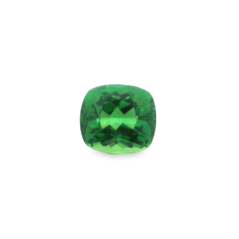 Chrome tourmaline, Green, Cushion, 1.75 ct
