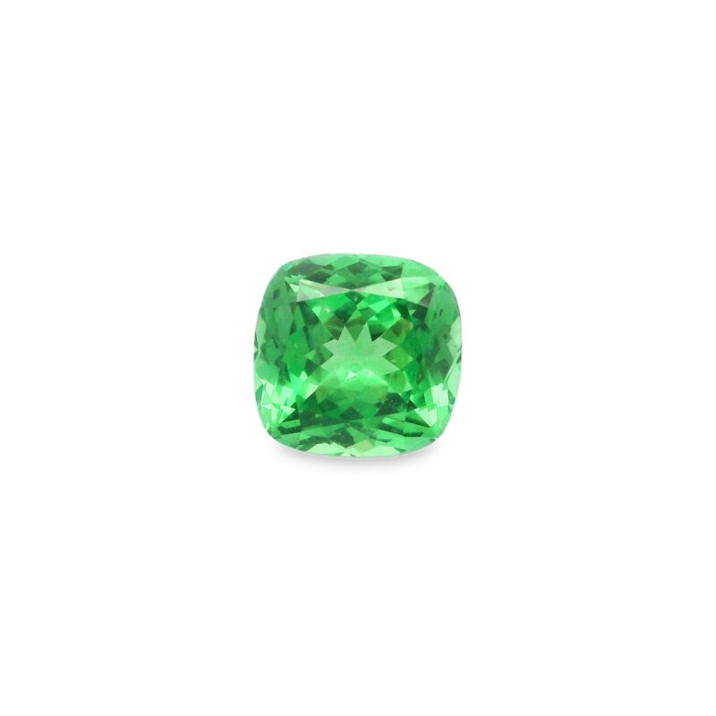 Chrome tourmaline, Green, Cushion, 1.09 ct