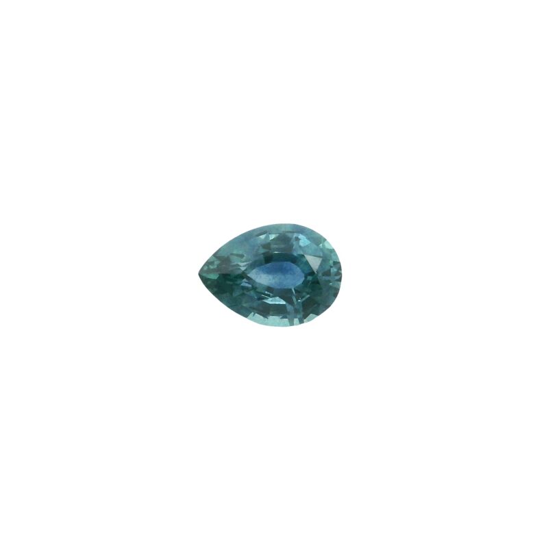 Montana Sapphire, Blue Green, Pear, 0.81 ct