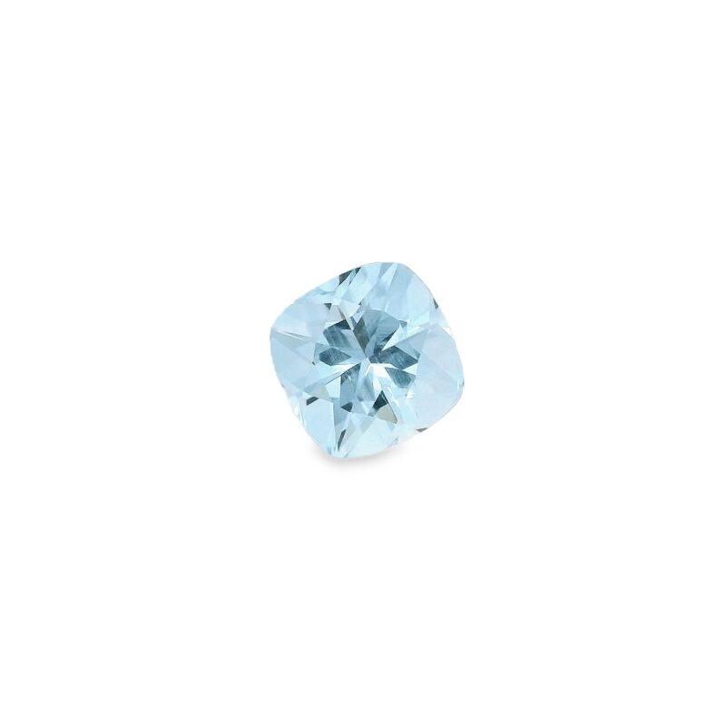 Aquamarine, Blue, Cushion, 2.90 ct