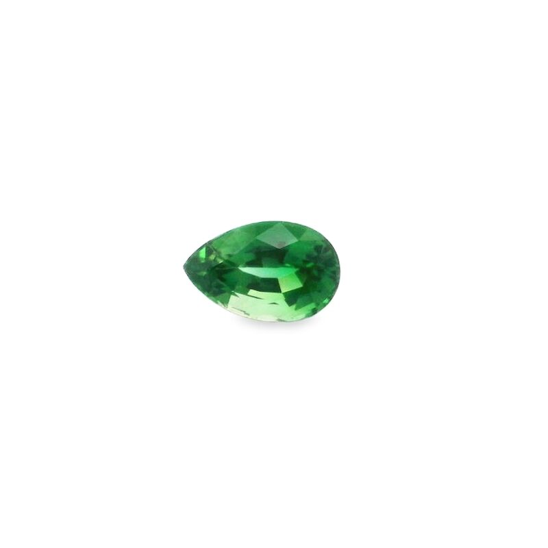 Chrome tourmaline, Green, Pear, 2.11 ct