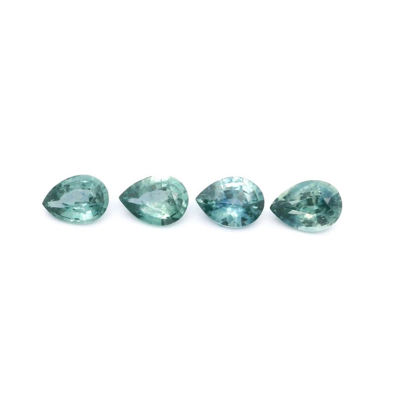 Montana Sapphire, Blue Green, Pear, 7.64 ct