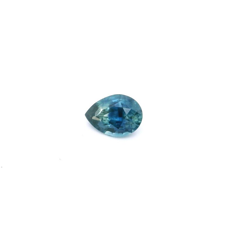 Montana Sapphire, Blue Green, Pear, 0.82 ct