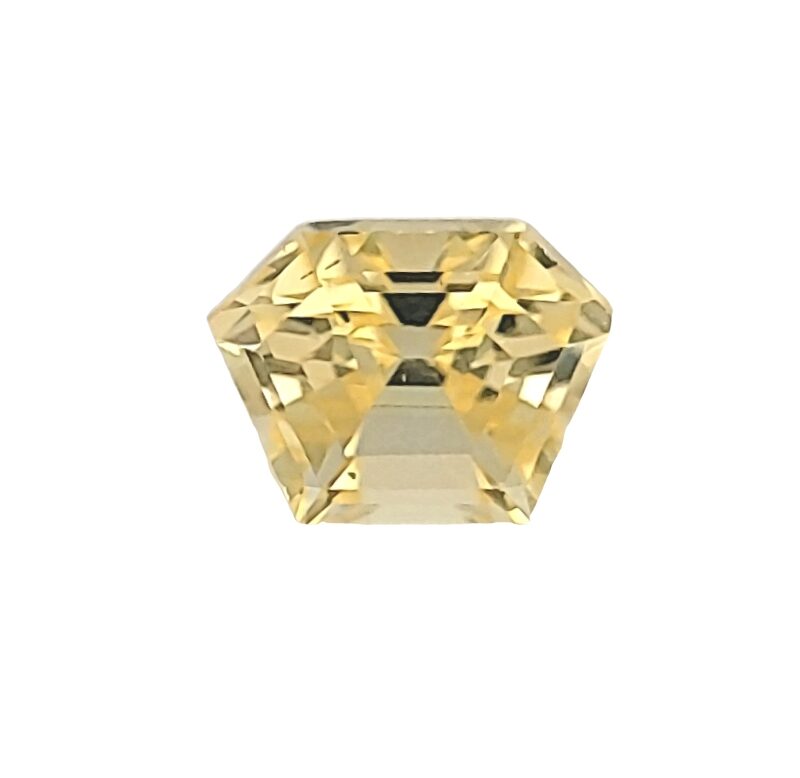 Sapphire, Yellow, Designer Cut, 1.00 ct