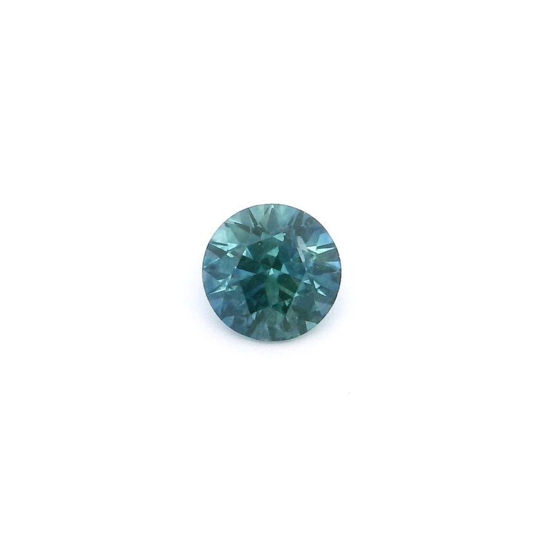 Montana Sapphire, Blue Green, Round, 0.93 ct