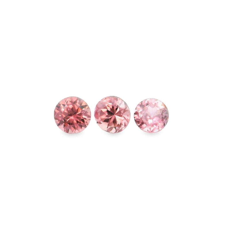 Zircon, Pink, Round, 2.34 ct