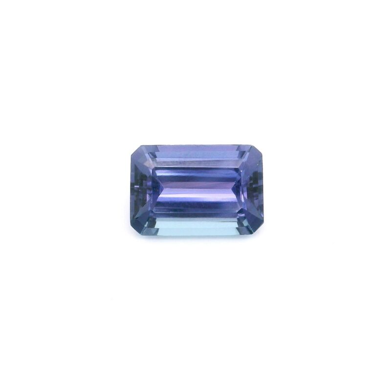 Tanzanite, Blue, Emerald cut, 4.87 ct