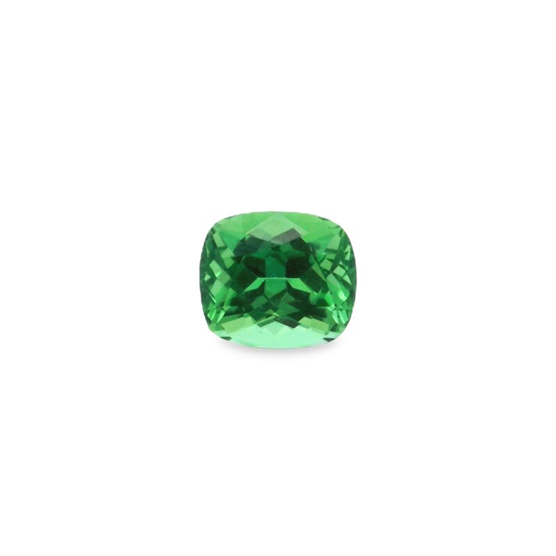 Chrome tourmaline, Green, Cushion, 1.14 ct