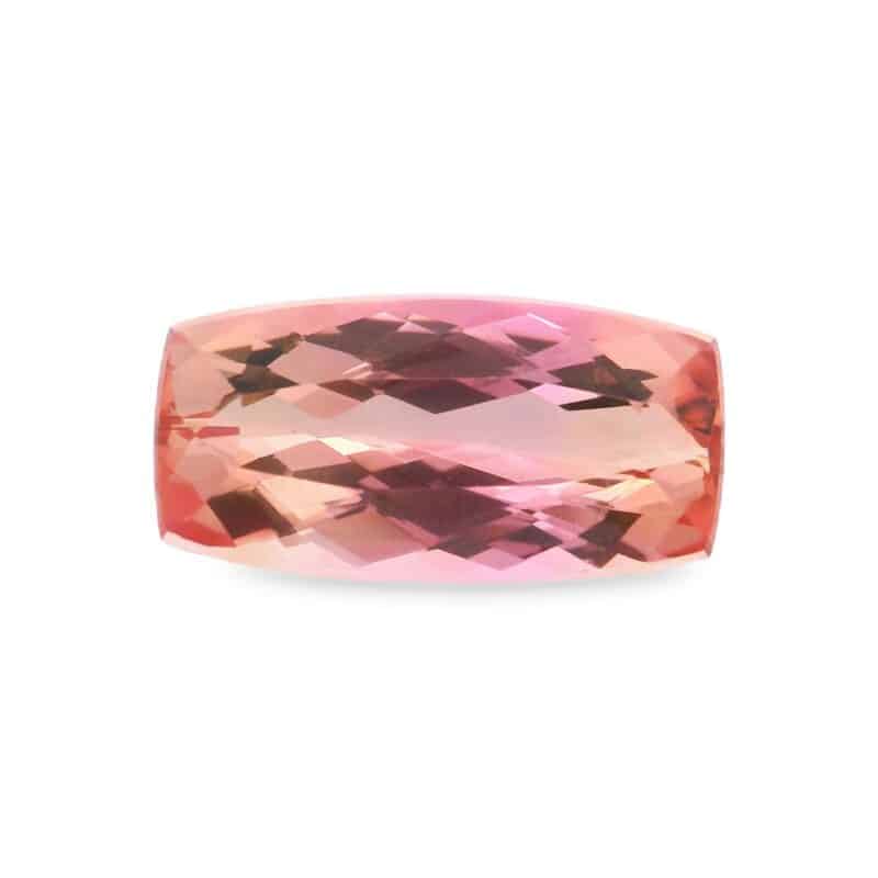 Topaz, Peach, Cushion, 2.75 ct