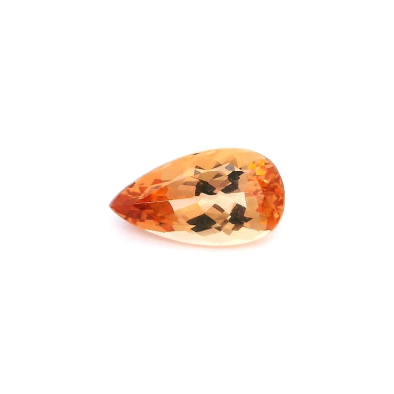 Topaz, Peach, Pear, 2.98 ct