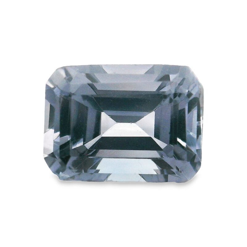 Spinel, Gray, Emerald cut, 1.86 ct
