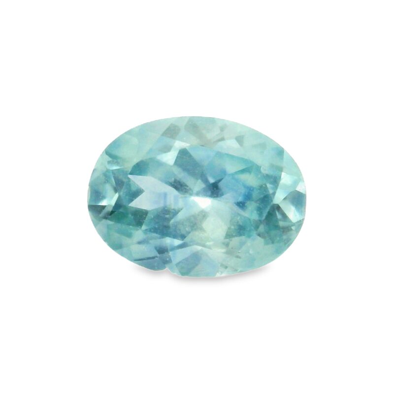 Sapphire - Montana, Blue Green, Oval, 1.06 ct