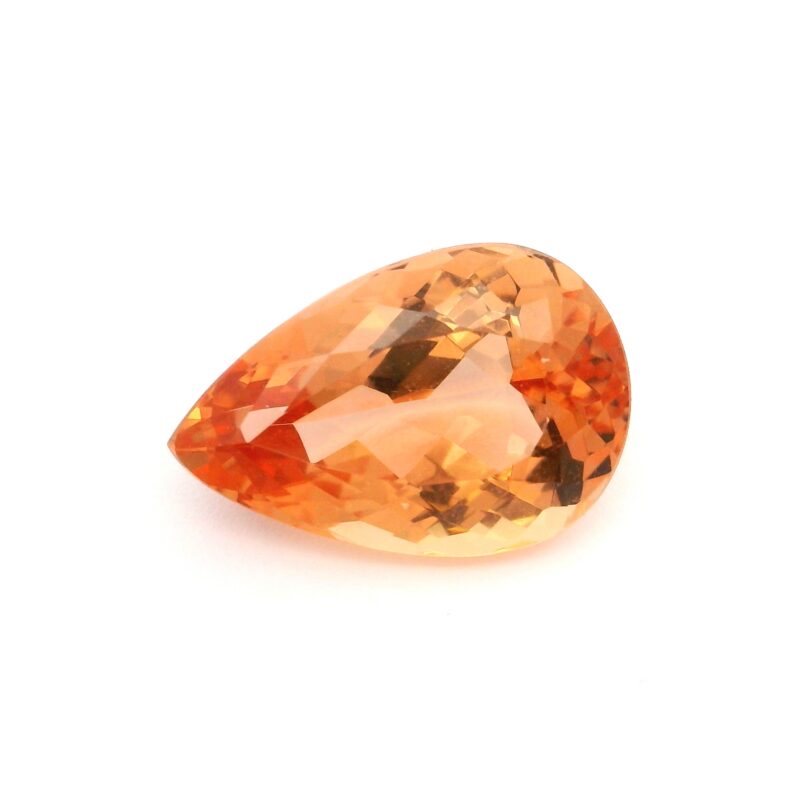 Topaz, Peach, Pear, 3.12 ct