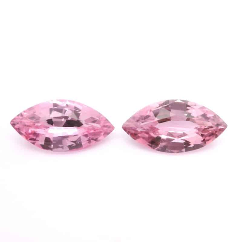 Sapphire, Peach, Marquise, 1.12 ct