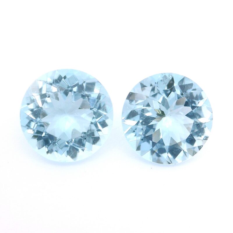 Aquamarine, Blue, Round, 2.01 ct