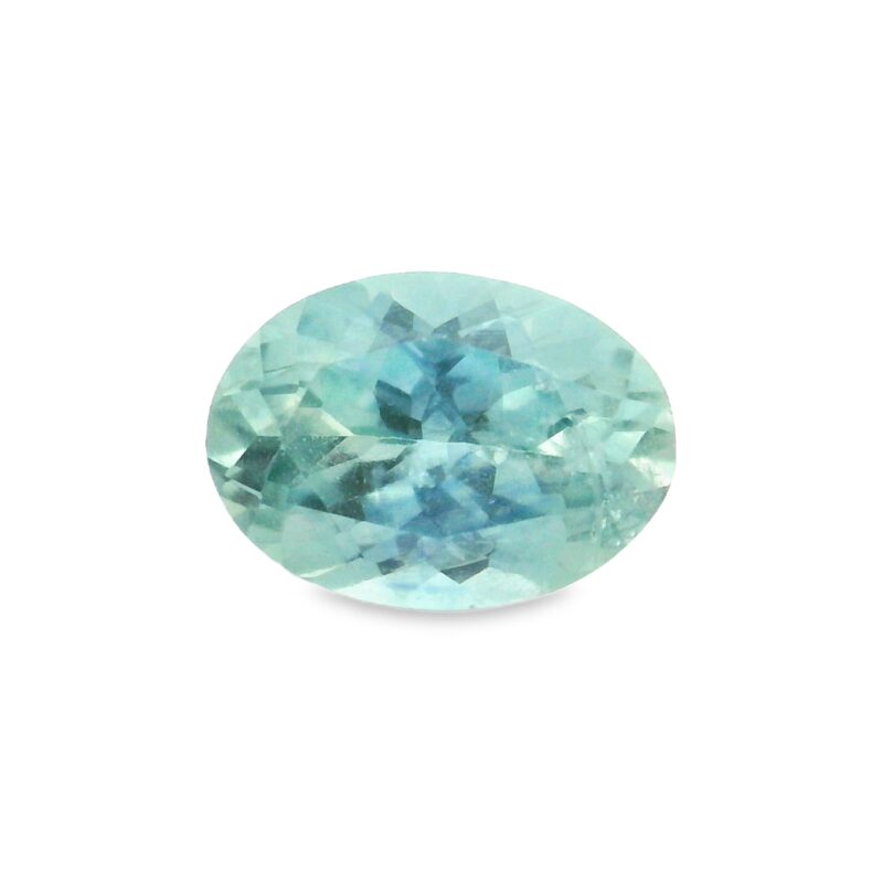 Sapphire - Montana, Blue Green, Oval, 1.04 ct