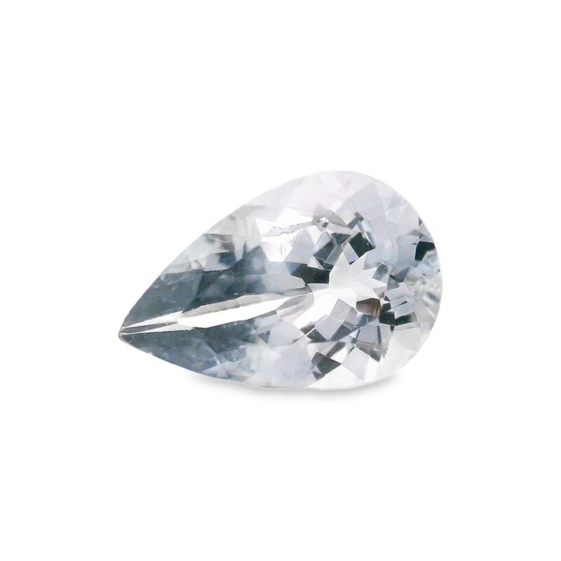 Spinel, Gray, Pear, 1.16