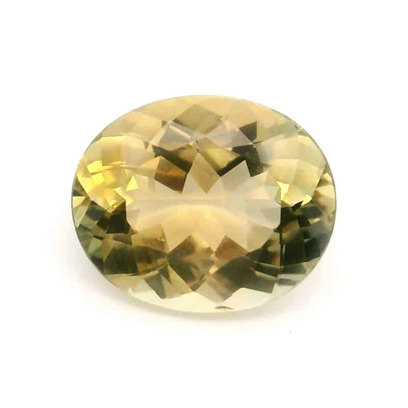Tourmaline, Yellow, Oval, 0.00