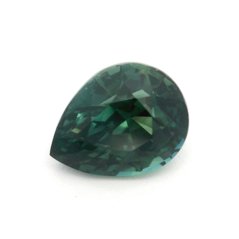 Sapphire, Blue Green, Pear, 0.00