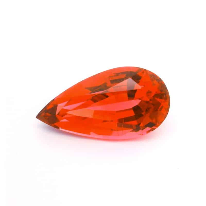 Spinel, Red, Pear, 4.12
