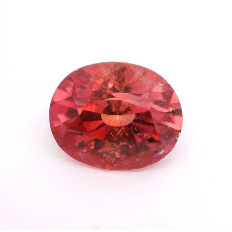 Sapphire, Red, Oval, 0.00