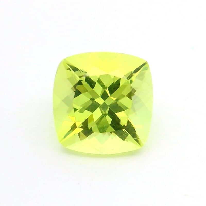 Chrysoberyl, Yellow, Cushion, 0.00