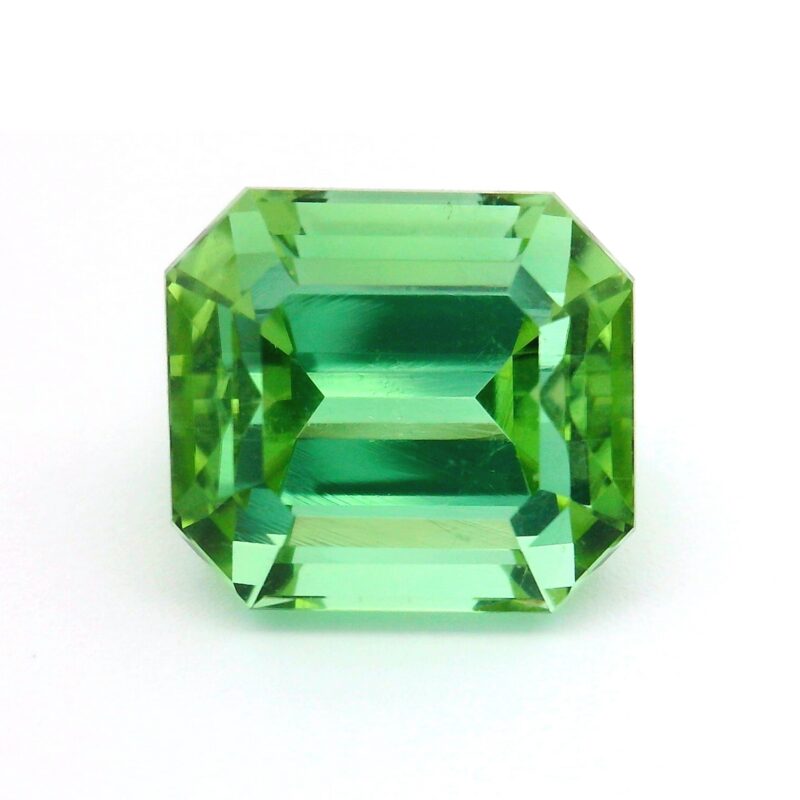 Tourmaline, Green, Emerald cut, 3.27